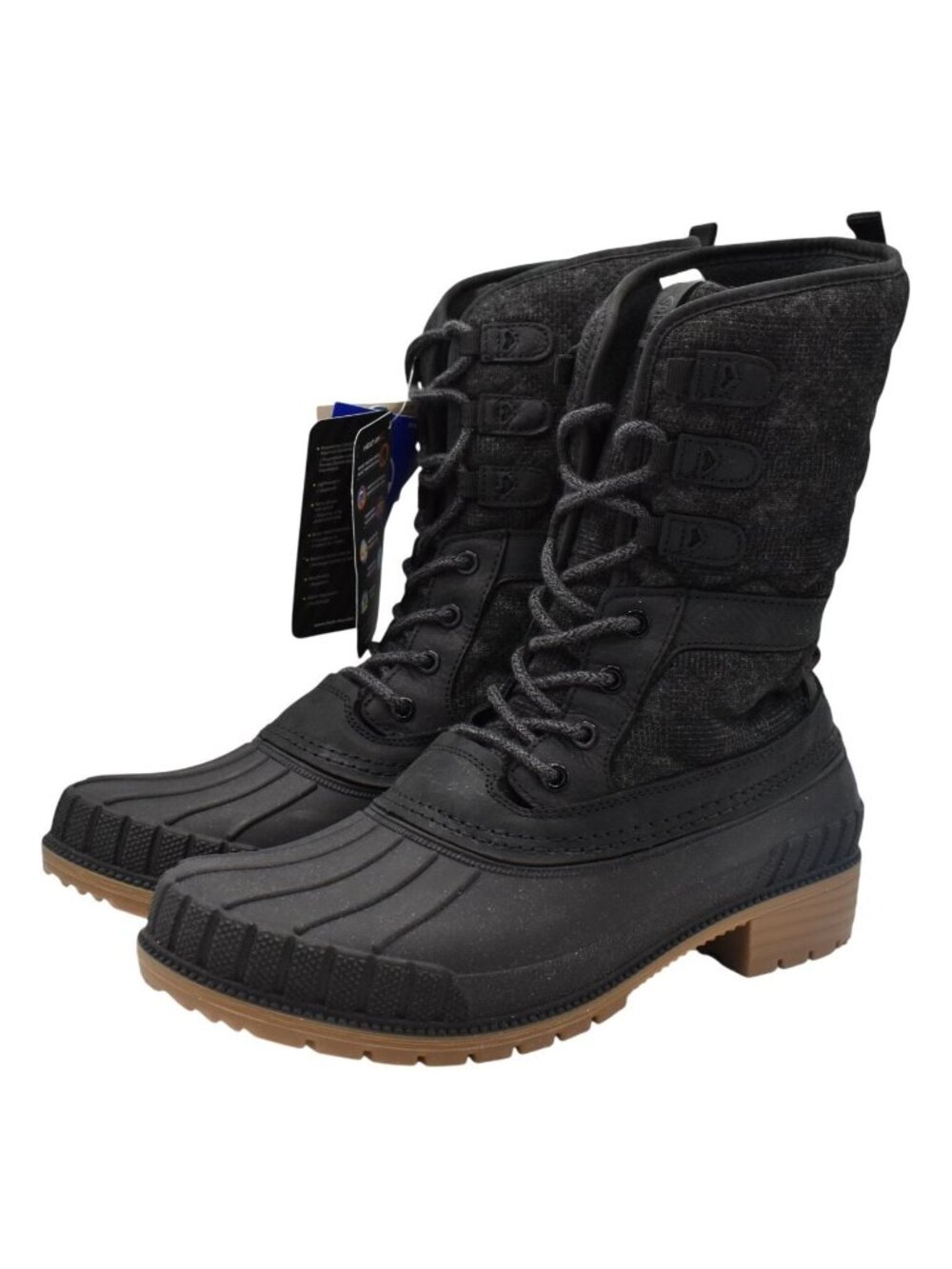 Kamik Womens Size 11 Sienna 3 Black Winter Snow Boots Shoes